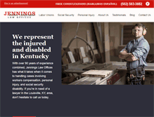 Tablet Screenshot of jenningslawoffices.com
